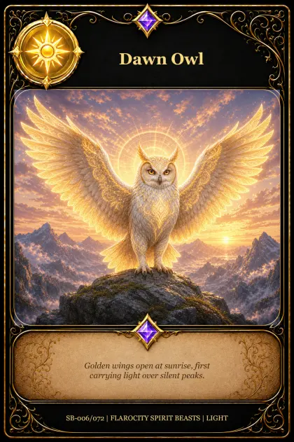 SB-006/072 Dawn Owl