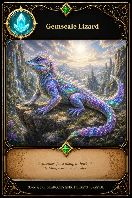 SB-037/072 Gemscale Lizard