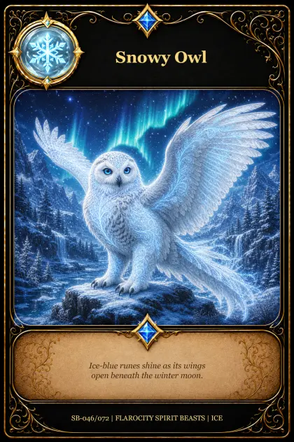 SB-046/072 Snowy Owl