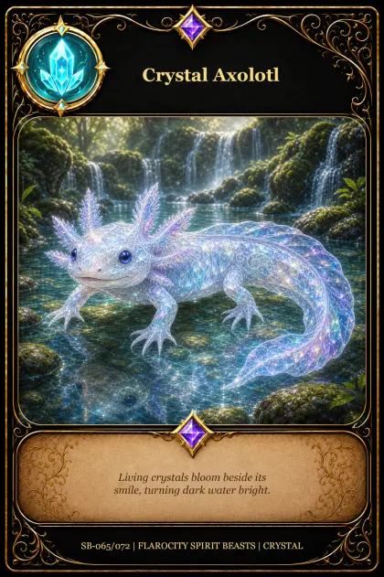 SB-065/072 Crystal Axolotl