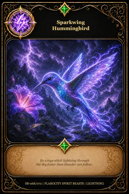 SB-068/072 Sparkwing Hummingbird