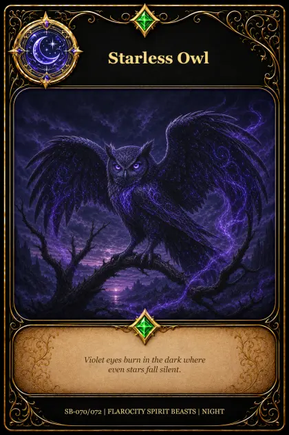 SB-070/072 Starless Owl